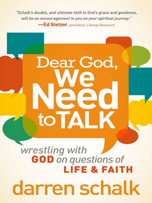 cover image of Dear God, We Need to Talk